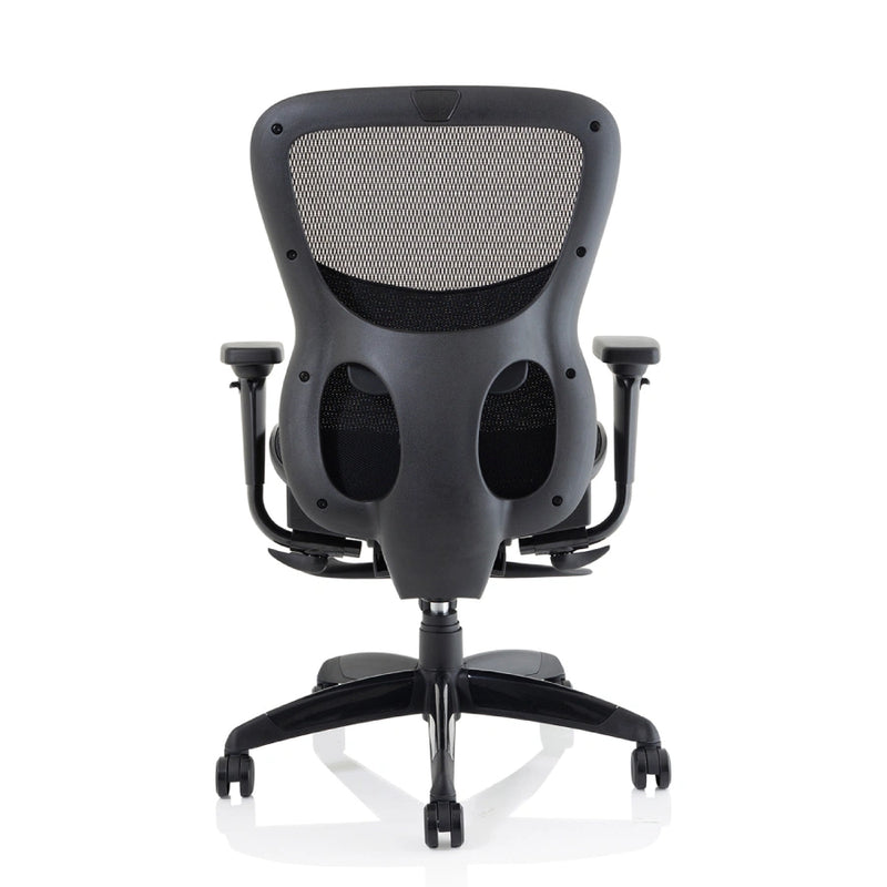 Heavy Duty Mesh Office Chair by Lockwoodhume, black mesh seat and back, 170kg capacity, ergonomic design