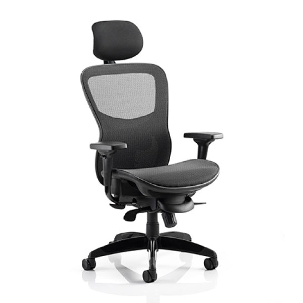 Arrow Mesh Heavy Duty 24 Hour Office Chair 30 Stone