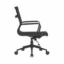 Aura Black Bonded Leather Executive Chair - Heavy Duty 154kg