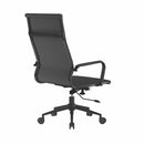 Aura Black Bonded Leather Executive Chair - Heavy Duty 154kg