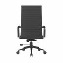 Aura Black Bonded Leather Executive Chair - Heavy Duty 154kg