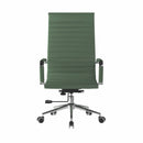 Aura Green Bonded Leather Executive Chair - Heavy Duty 154kg