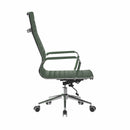 Aura Green Bonded Leather Executive Chair - Heavy Duty 154kg