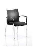 Academy Stacking Medium Back Mesh Visitor Office Chair
