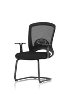 Dynamic Office Solutions Astro cantilever visitor chair with breathable black mesh back and ergonomic design