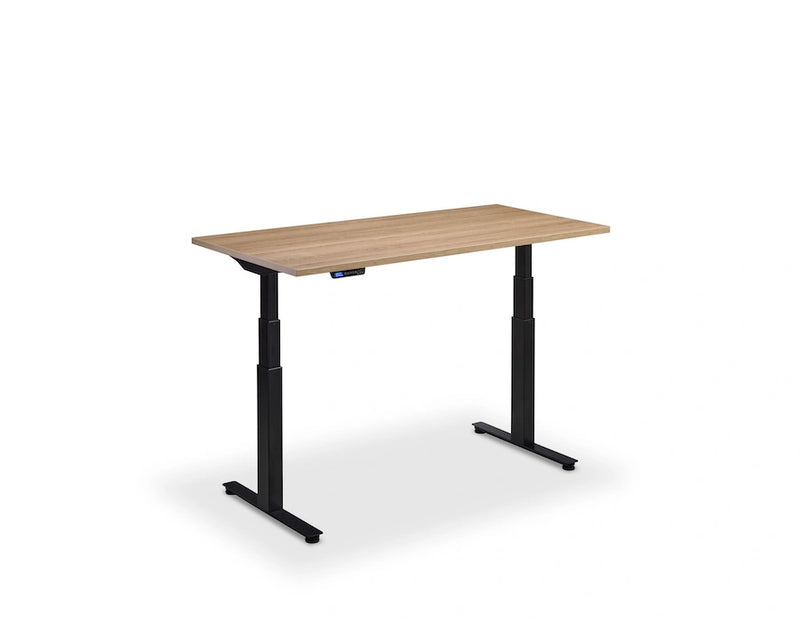 Flyga Dual Motor Standing Desk - Woodgrain MFC Top | 3-Stage
