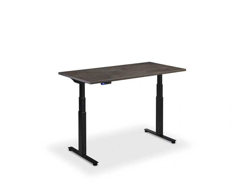 Lavoro Flyga Dual Motor Standing Desk - Textured Concrete Bronze
