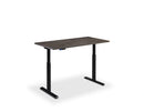 Rusa Dual Motor Standing Desk - Textured Concrete & Bronze Top