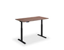 Rusa Dual Motor Standing Desk - Textured Concrete & Bronze Top