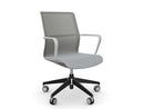 Senator Circo Mesh Office Chair - light grey - soft cyan