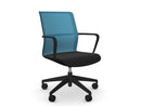 Senator Circo Mesh Office Chair - Black - soft cyan