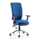 Black ergonomic office chair with high back, designed for heavyweights, chiropractor approved, brand Lockwoodhume.