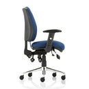 Lockwoodhume Heavyweight Chiro Medium Back Office Chair in black, designed for 20-25 stone users, suitable for 24-hour use