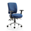 Lockwoodhume Chiro Medium Back office chair in black, designed for 20-25 stone users, featuring ergonomic support.