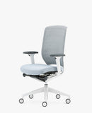 senator evolve 2 mesh back office chair light grey 20