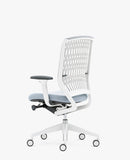 senator evolve 2 mesh back office chair light grey 15