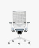 senator evolve 2 mesh back office chair light grey 16