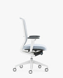 senator evolve 2 mesh back office chair light grey 18