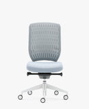 senator evolve 2 mesh back office chair light grey 3