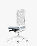senator evolve 2 mesh back office chair light grey 4