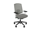 Senator Freeflex ergonomic office chair with grey mesh back and graphite base, designed for 24-hour use.