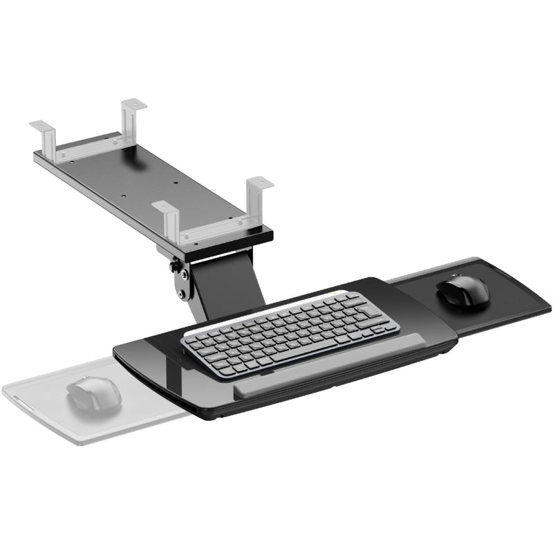 Emantis Glider Ergonomic Keyboard Tray Tilt, Swivel, Slide