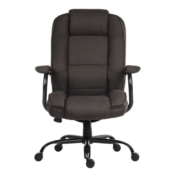 Goliath Duo Dark Brown Fabric Heavy Duty Office Chair