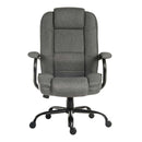 Goliath Duo grey fabric bariatric office chair with heavy-duty design, Lockwoodhume brand, suitable for 24-hour use.