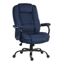 Ink blue fabric heavy-duty bariatric office chair by Lockwoodhume with sturdy design and ergonomic support