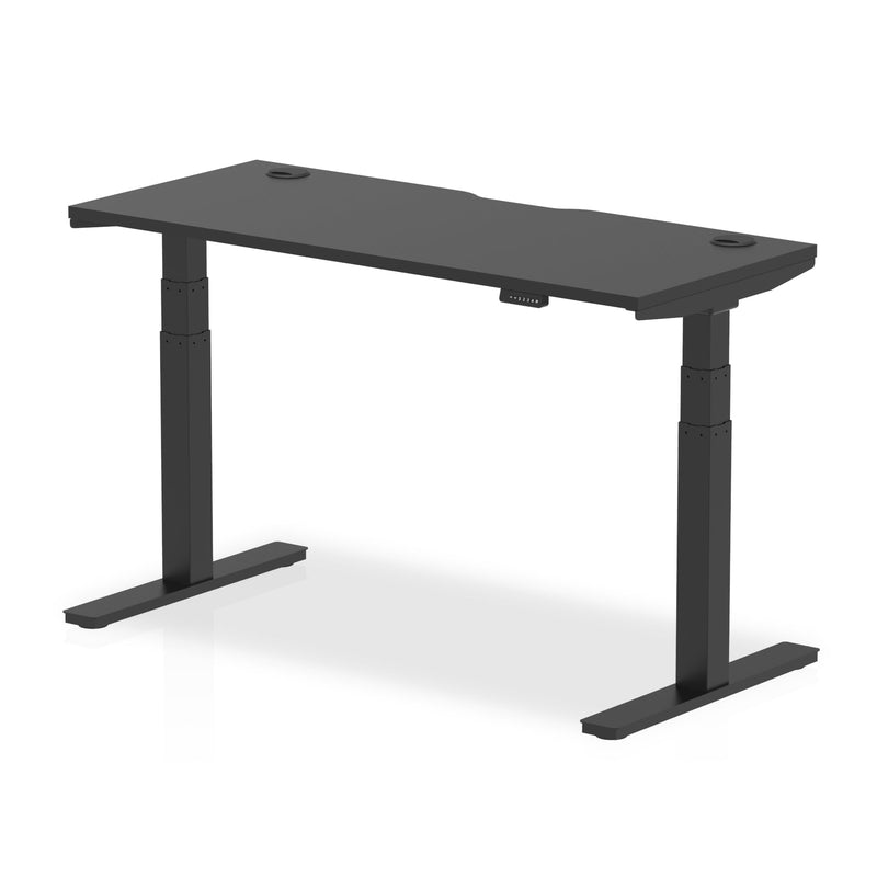 Air Black Series Slimline Height Adjustable Desk