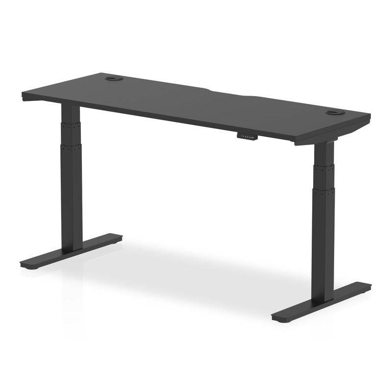 Air Black Series Slimline Height Adjustable Desk