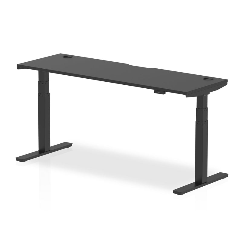 Air Black Series Slimline Height Adjustable Desk