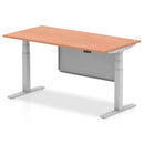 Air Height Adjustable Desk - Steel Modesty Panel | Dual Motor