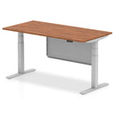 Air Height Adjustable Desk - Steel Modesty Panel | Dual Motor