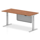 Air Height Adjustable Desk - Steel Modesty Panel | Dual Motor