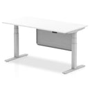 Air Height Adjustable Desk - Steel Modesty Panel | Dual Motor
