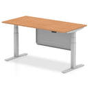 Air Height Adjustable Desk - Steel Modesty Panel | Dual Motor