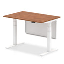 Air Height Adjustable Desk - Steel Modesty Panel | Dual Motor