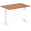 Air Height Adjustable Desk - Steel Modesty Panel | Dual Motor