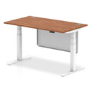 Air Height Adjustable Desk - Steel Modesty Panel | Dual Motor
