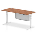 Air Height Adjustable Desk - Steel Modesty Panel | Dual Motor