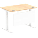 Air Height Adjustable Desk - Steel Modesty Panel | Dual Motor
