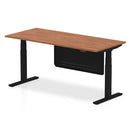 Air Height Adjustable Desk - Steel Modesty Panel | Dual Motor