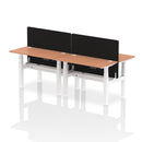 Air 4 Person Height Adjustable Bench Desk - Back-to-Back 600mm