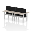 Air 4 Person Height Adjustable Bench Desk - Back-to-Back 600mm