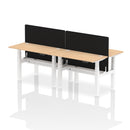Air 4 Person Height Adjustable Bench Desk - Back-to-Back 600mm