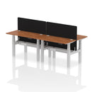 Air 4 Person Height Adjustable Bench Desk - Back-to-Back 600mm