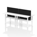 Air 4 Person Height Adjustable Bench Desk - Back-to-Back 600mm