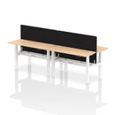 Air 4 Person Height Adjustable Bench Desk - Back-to-Back 600mm