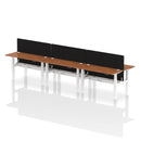 Air 6 Person Height Adjustable Bench Desk - Slimline 600mm Depth